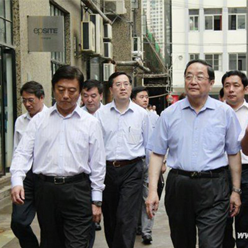 上海市委书记俞正声视察木马设计并给予高度评价。